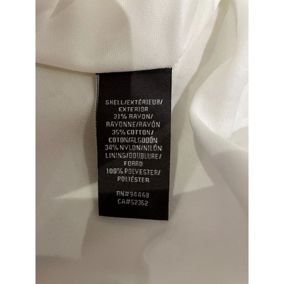 VERA WANG V-Neck Knee-Length lace and flare ivory cocktail bridesmaid Dress sz 8 - Picture 13 of 16